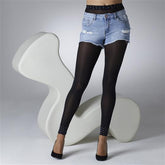 Gipsy Polka Dot Cuff Footless Tights - 2 Colours (Made In Italy)