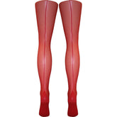 Strümpfe mit Stiletto-Naht und Absatz (XL) (hergestellt in Italien)