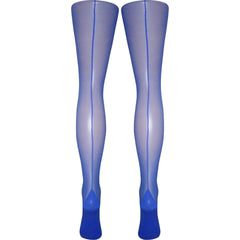 Stiletto Seam & Heel Stockings (XL) Made In Italy)