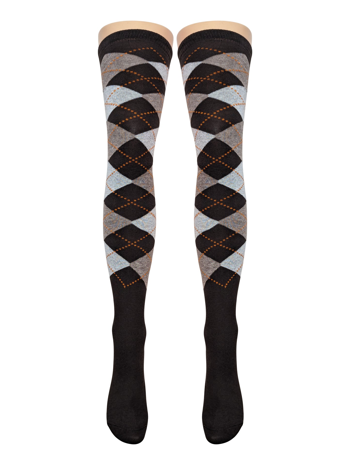 Argyle Over Knee Socks (Made In Italy) 11 Amazing Styles