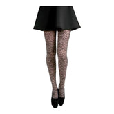 Strumpfhosen mit Leoparden-Animal-Print (hergestellt in Italien)