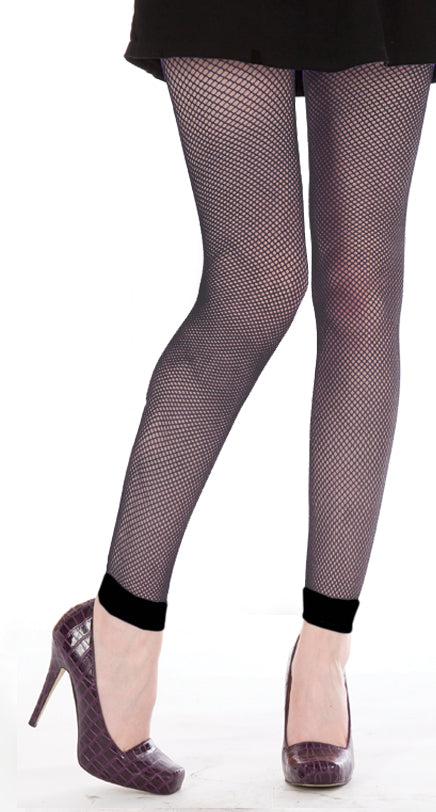 Fishnet Footless Tights (3 Sizes) Made In Italy