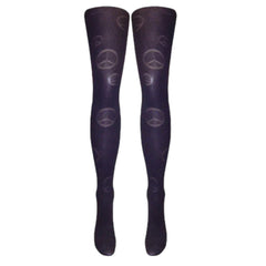 Woodstock Peace Pattern Tights