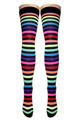 Patterned Over Knee Socks (Tartans / Stripes / Leopard / Camo)
