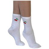 Fancy Pattern Cotton Ankle Socks