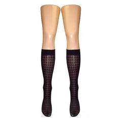 Fancy Pattern Ladies Knee High Pop Socks (Made In Italy)