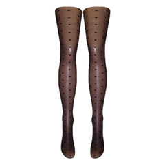 Sheer Mini Hearts Tights