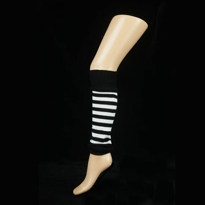 Striped Leg Warmers (Made In England)