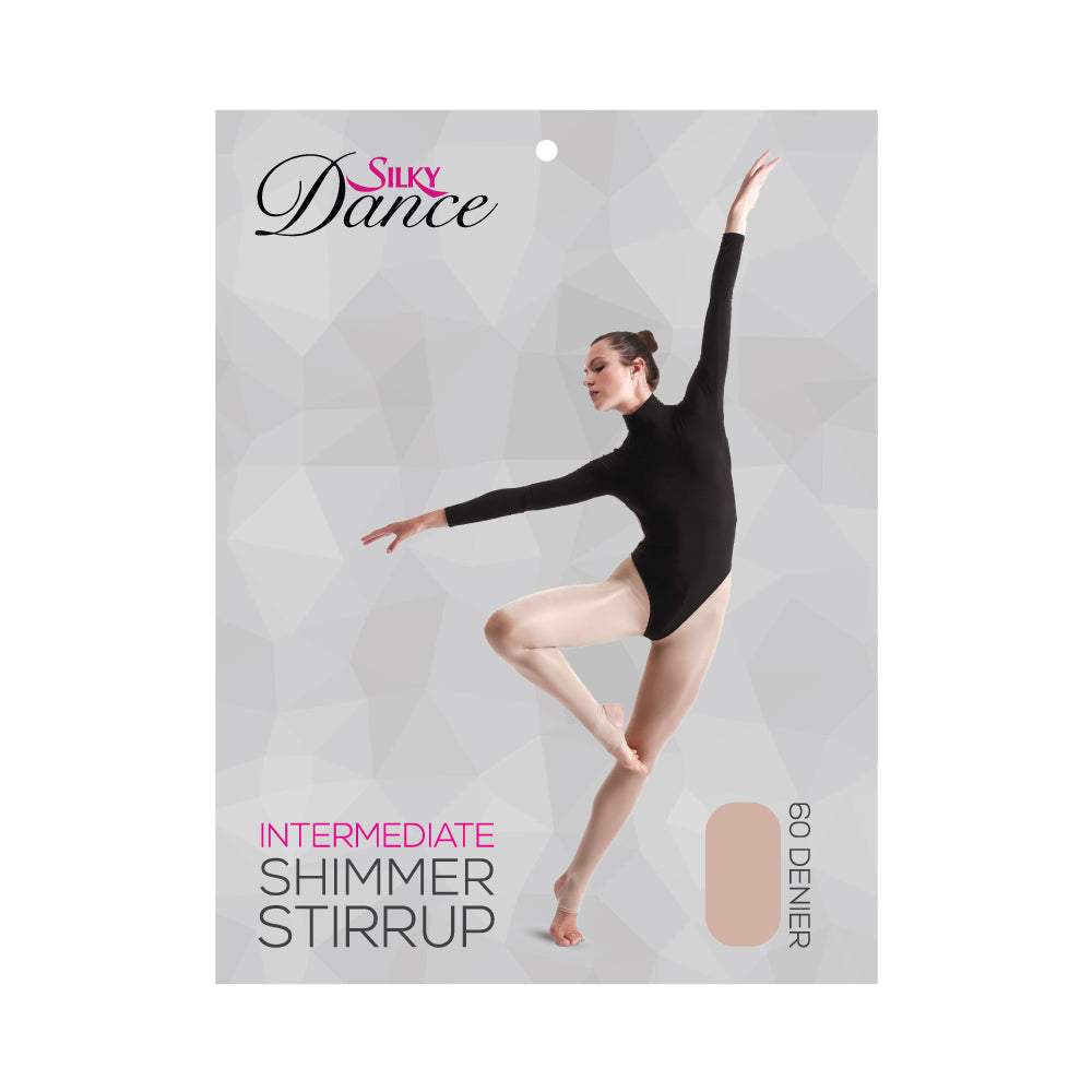 Silky Stirrup Shimmer Dance Tights
