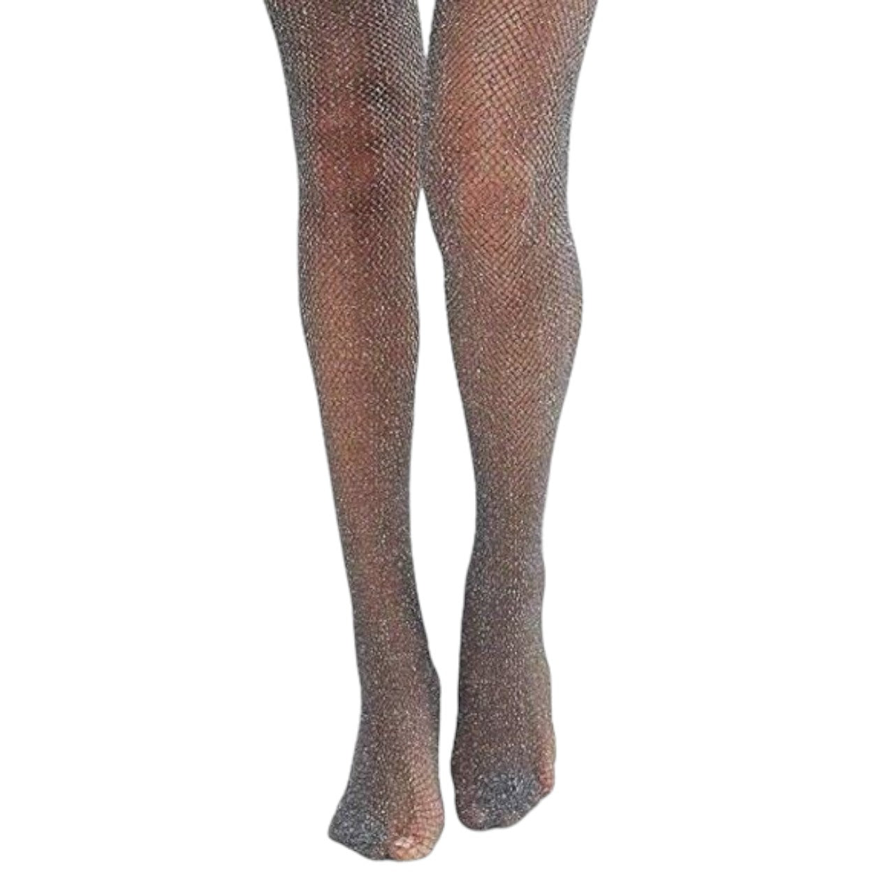 Lurex Sparkly Fishnet Tights (Made In Italy)