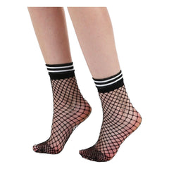 Fancy Pattern Ladies Ankle Socks (Made In Italy)