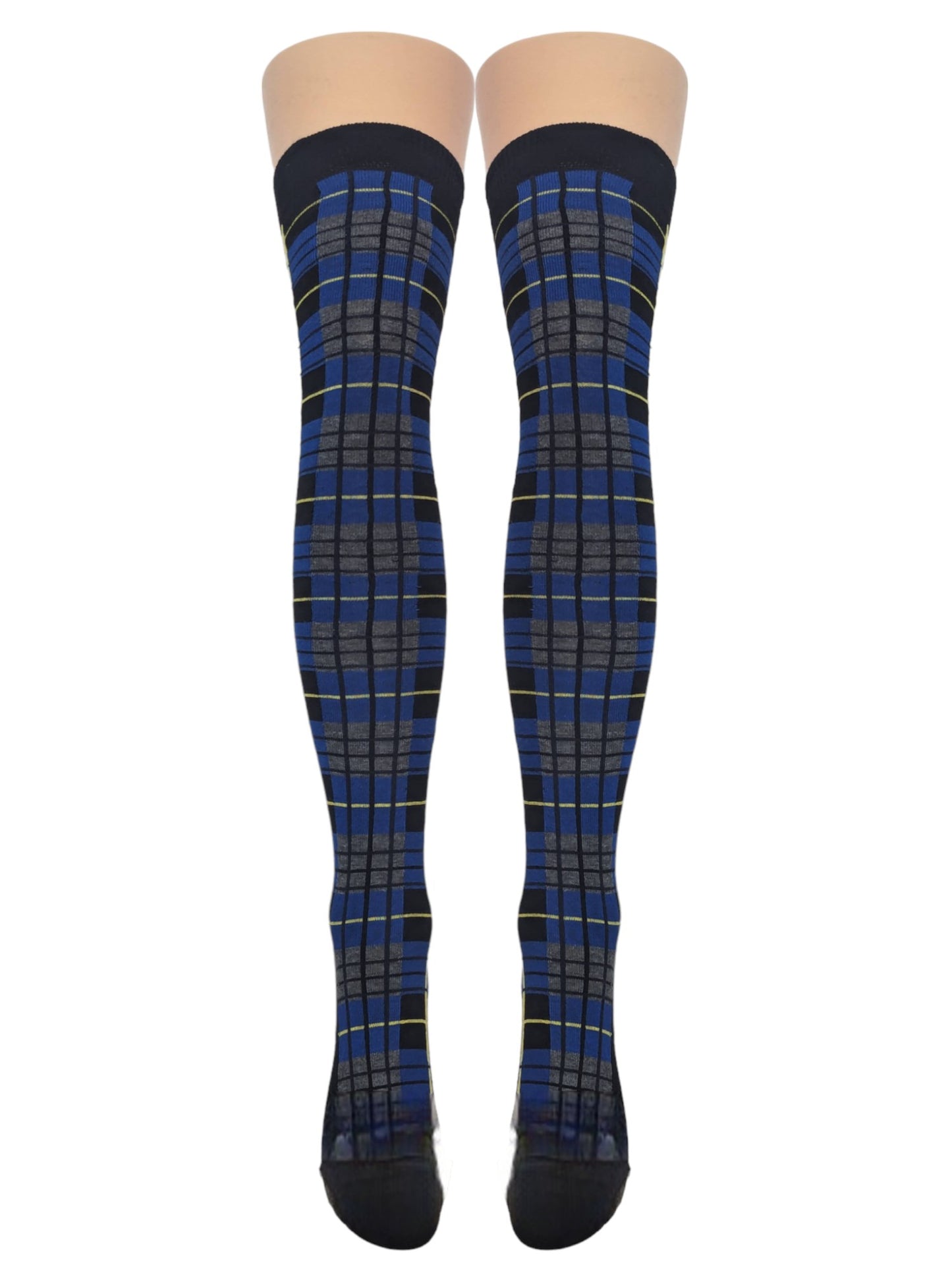 Tartan Over Knee Socks (Made In Italy)