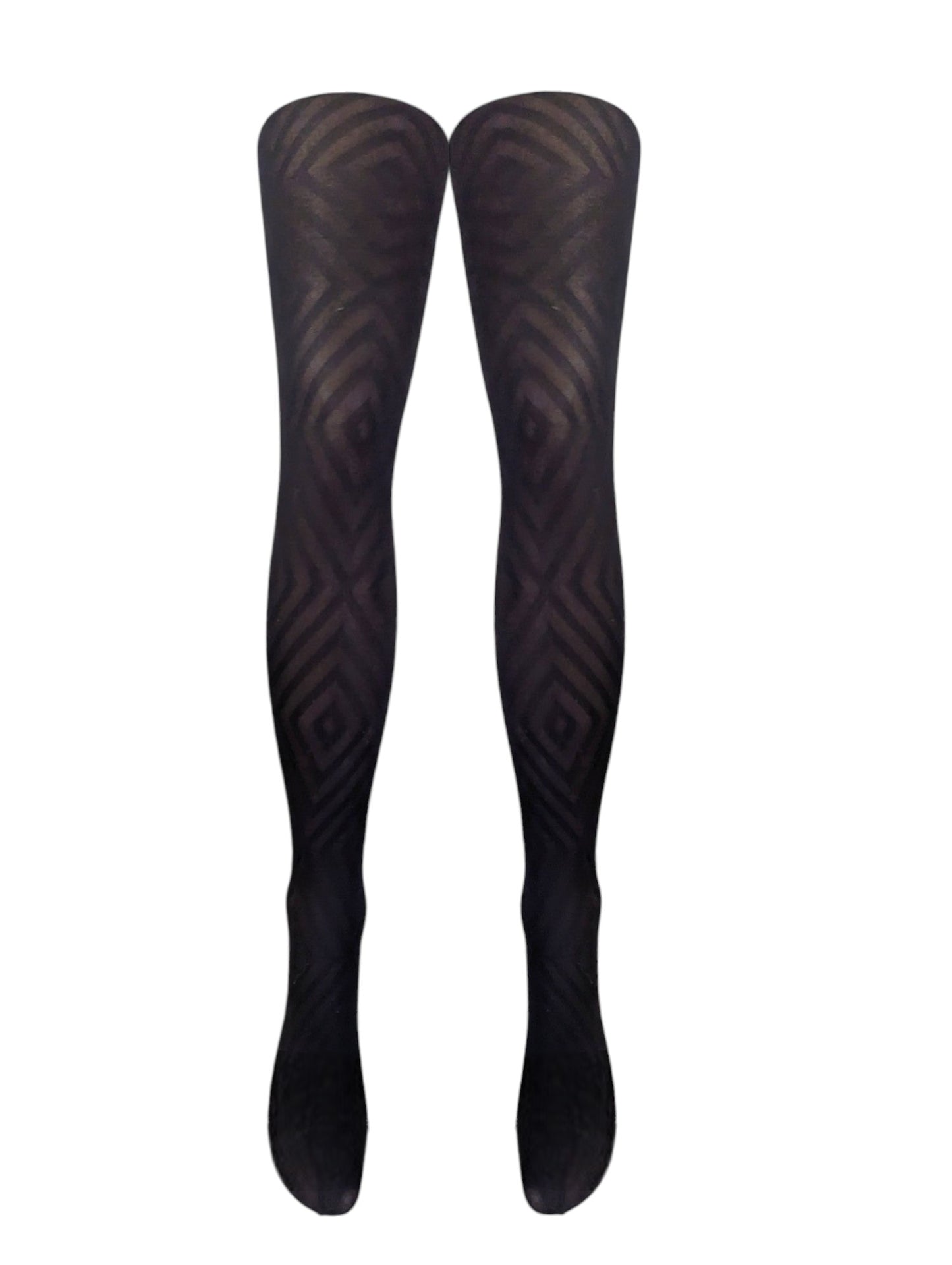 Chevron Weave Pattern Tights