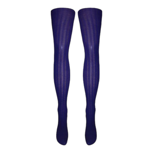 City Blue Opaque Tights (Made In Italy)