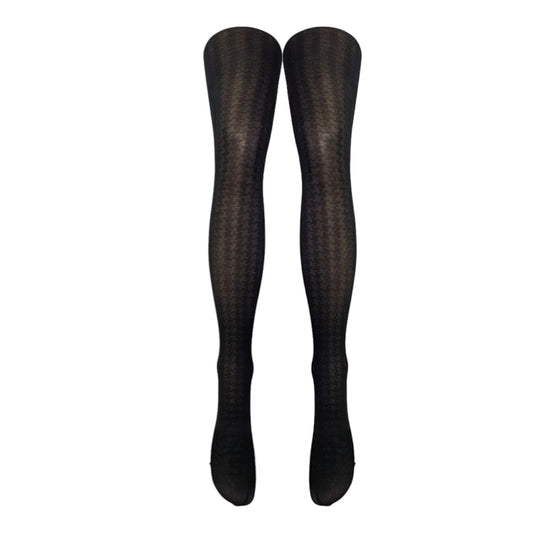 Dogtooth Pattern Tights