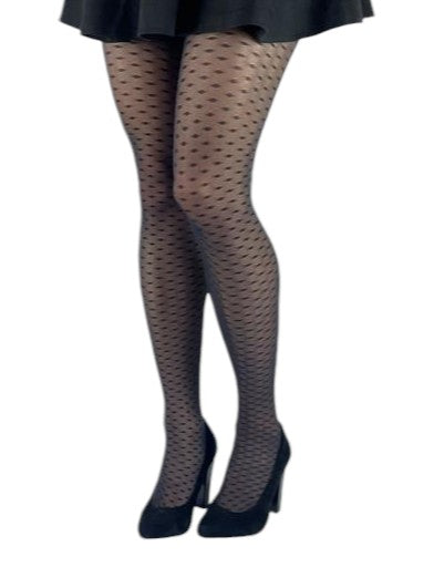 Lace Effect Tights (Made In Italy)