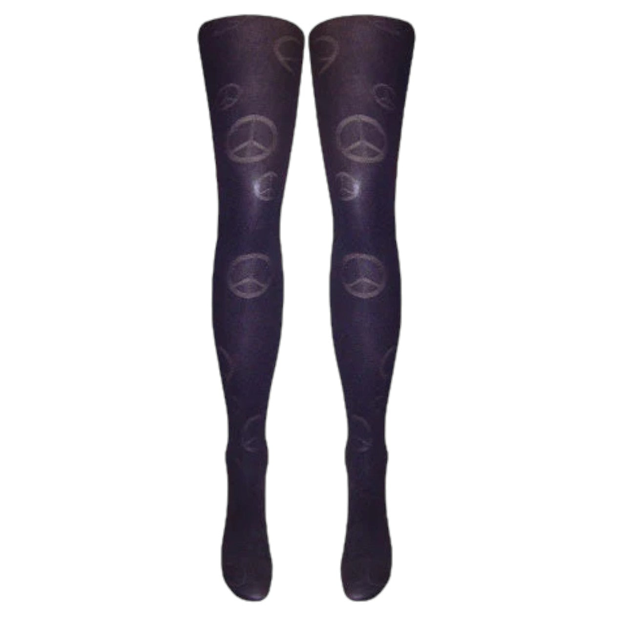 Woodstock Peace Pattern Tights