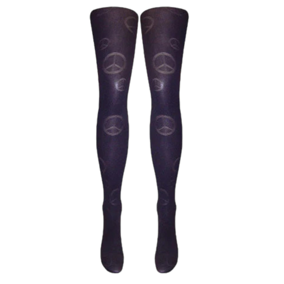 Woodstock Peace Pattern Tights