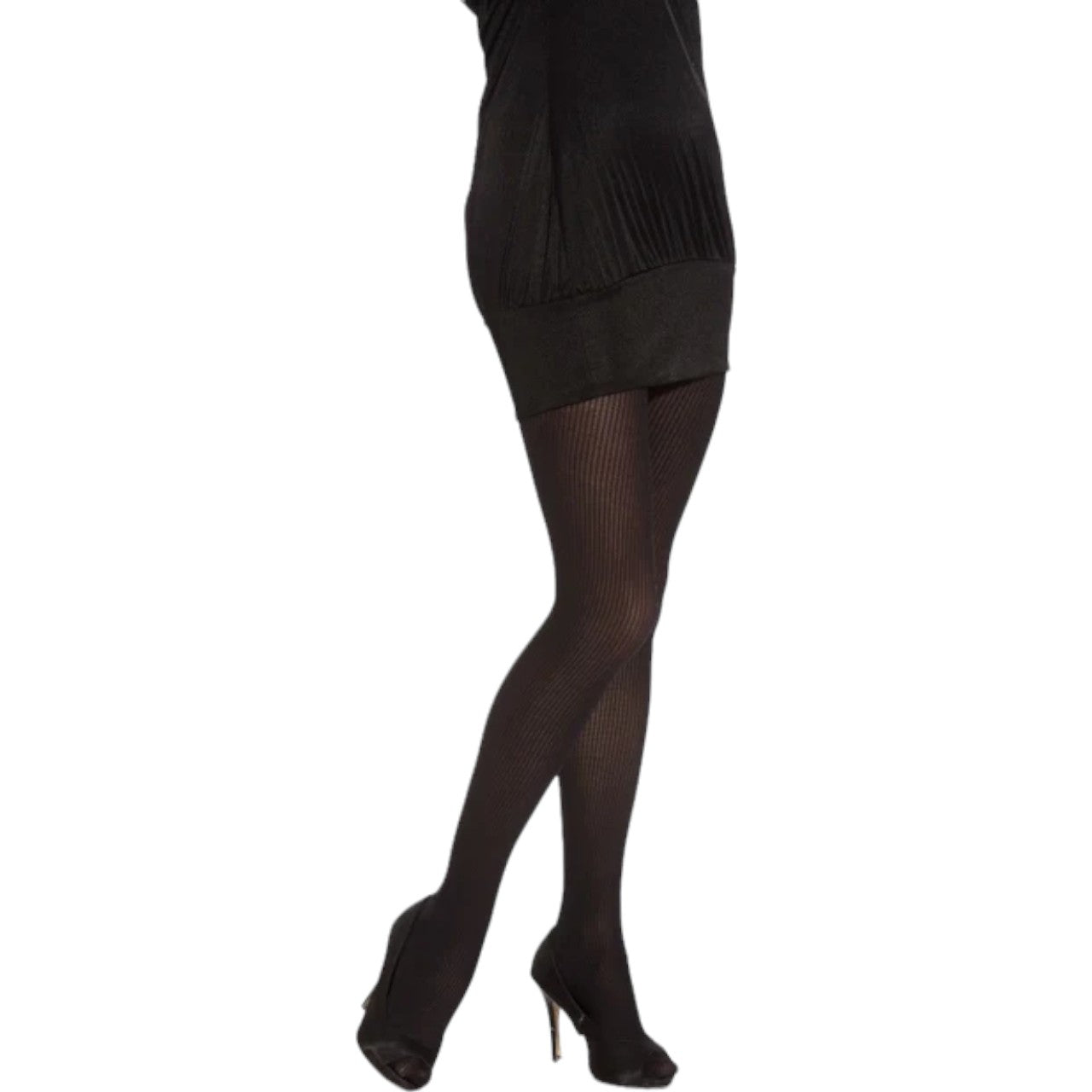 Rib Pattern Tights (Made In Italy) 3 sizes available up to XXL