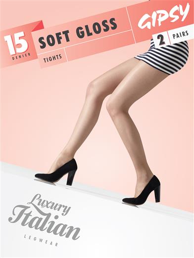 Gipsy Soft Gloss Luxury Tights (2 Pair Pack)