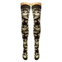 Calcetines por encima de la rodilla de camuflaje (hechos en Italia)