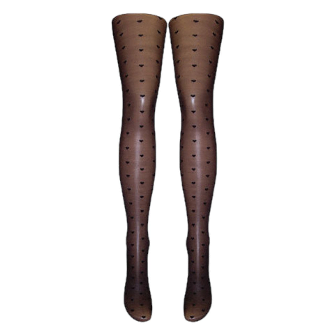 Sheer Mini Hearts Tights