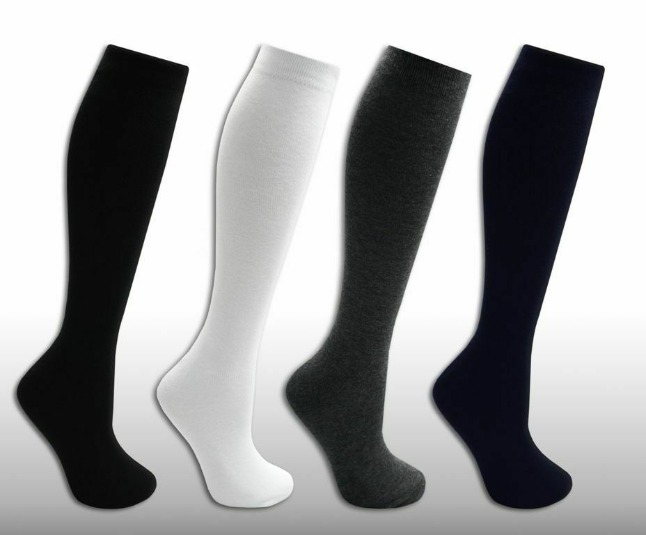 Cotton Knee High Socks (3 Pair Pack)