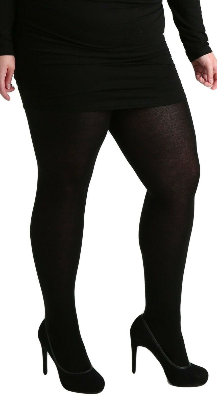 Italian 50 Denier Opaque Curvy Plus Size Tights 6 Colours / Sizes up to 5XL  -  Canada