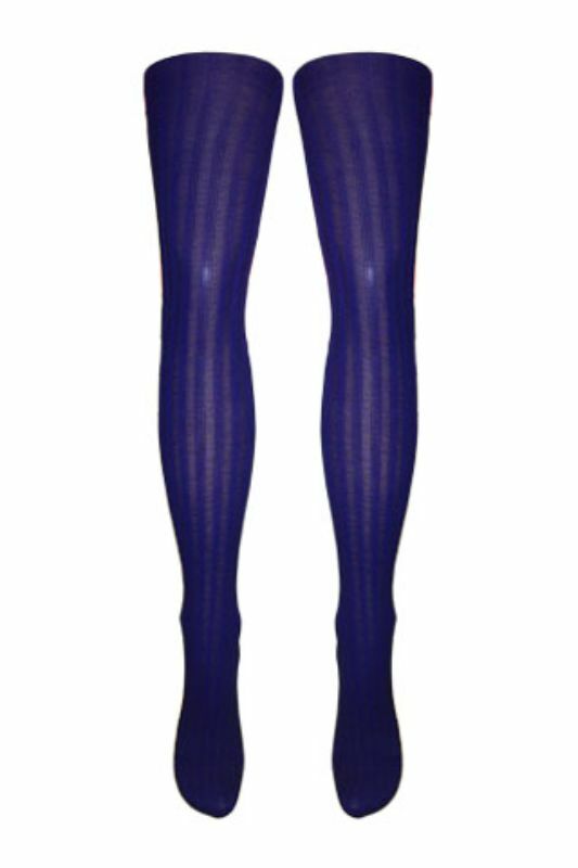City Blue Opaque Tights (Made In Italy)