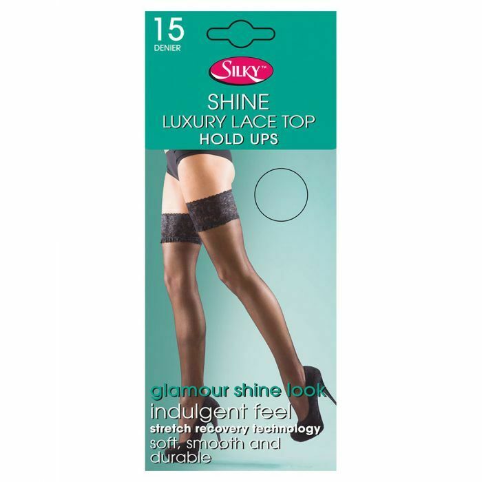Super Sexy Silky Shine Luxury Lace Top Hold Ups