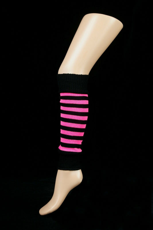Striped Leg Warmers (Made In England)