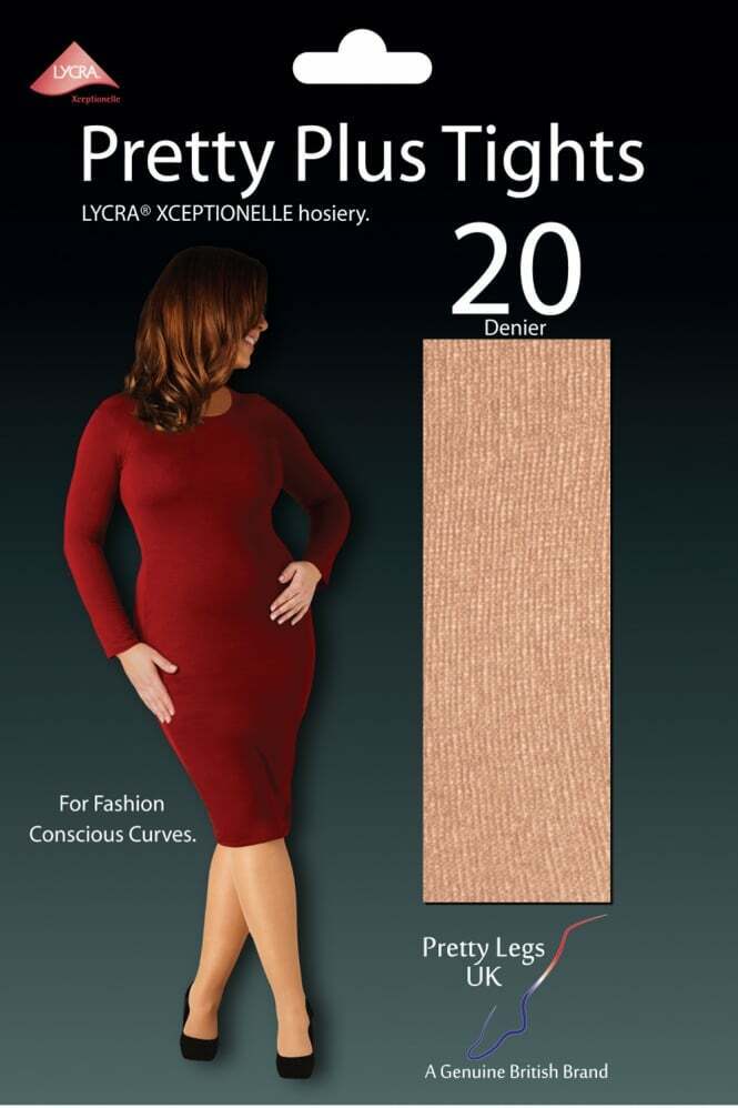 Pretty Plus Medias 20 Deniers Lycra Xceptionelle