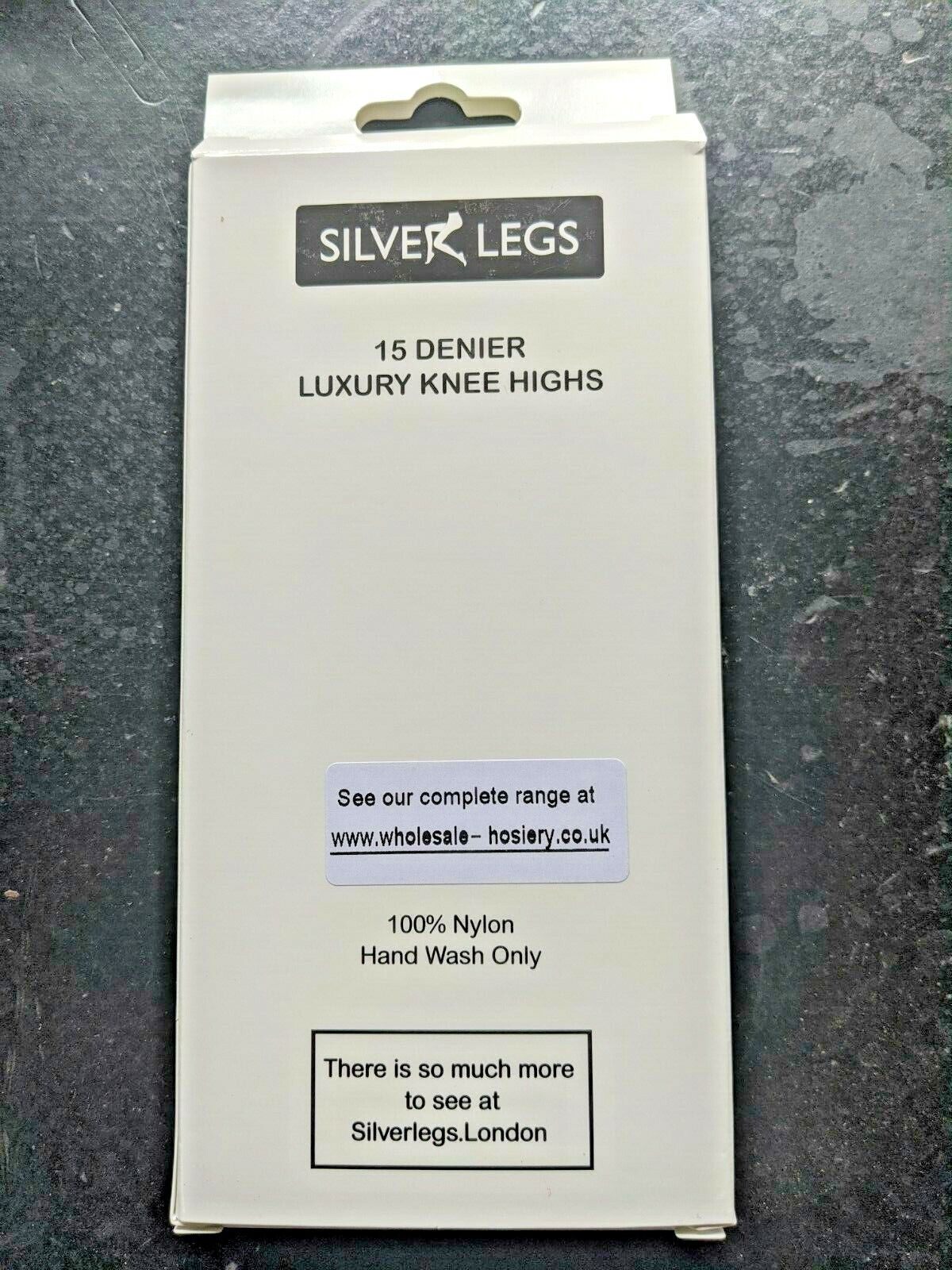 Silver Legs 2er-Pack transparente Komfort-Kniestrümpfe, 15 Denier (hergestellt in Italien)