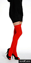 Schlichte Overknee-Socken (hergestellt in Italien)