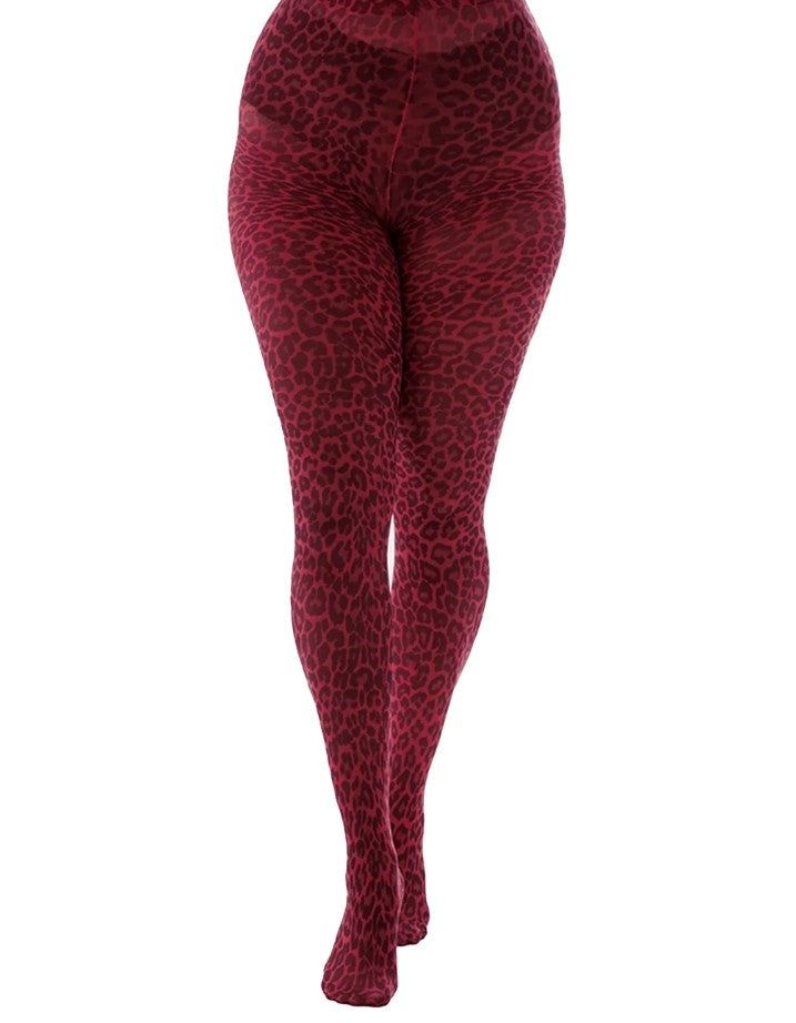 Leopard Animal Print Tights (Made In Italy)