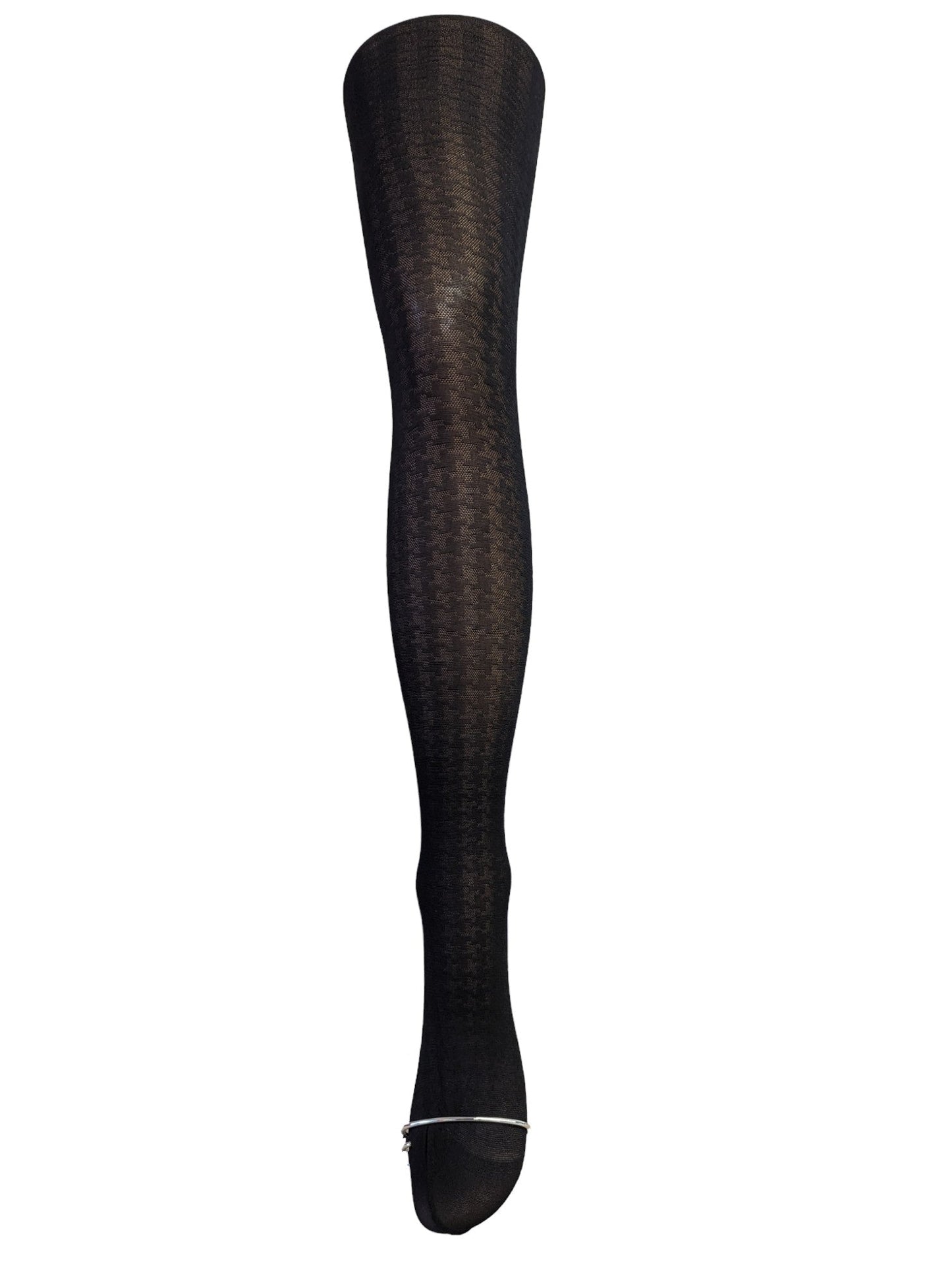 Dogtooth Pattern Tights