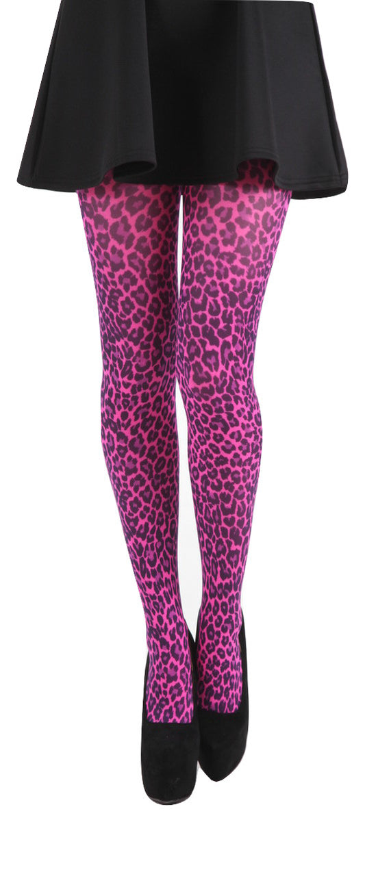 Leopard Animal Print Tights (Made In Italy)