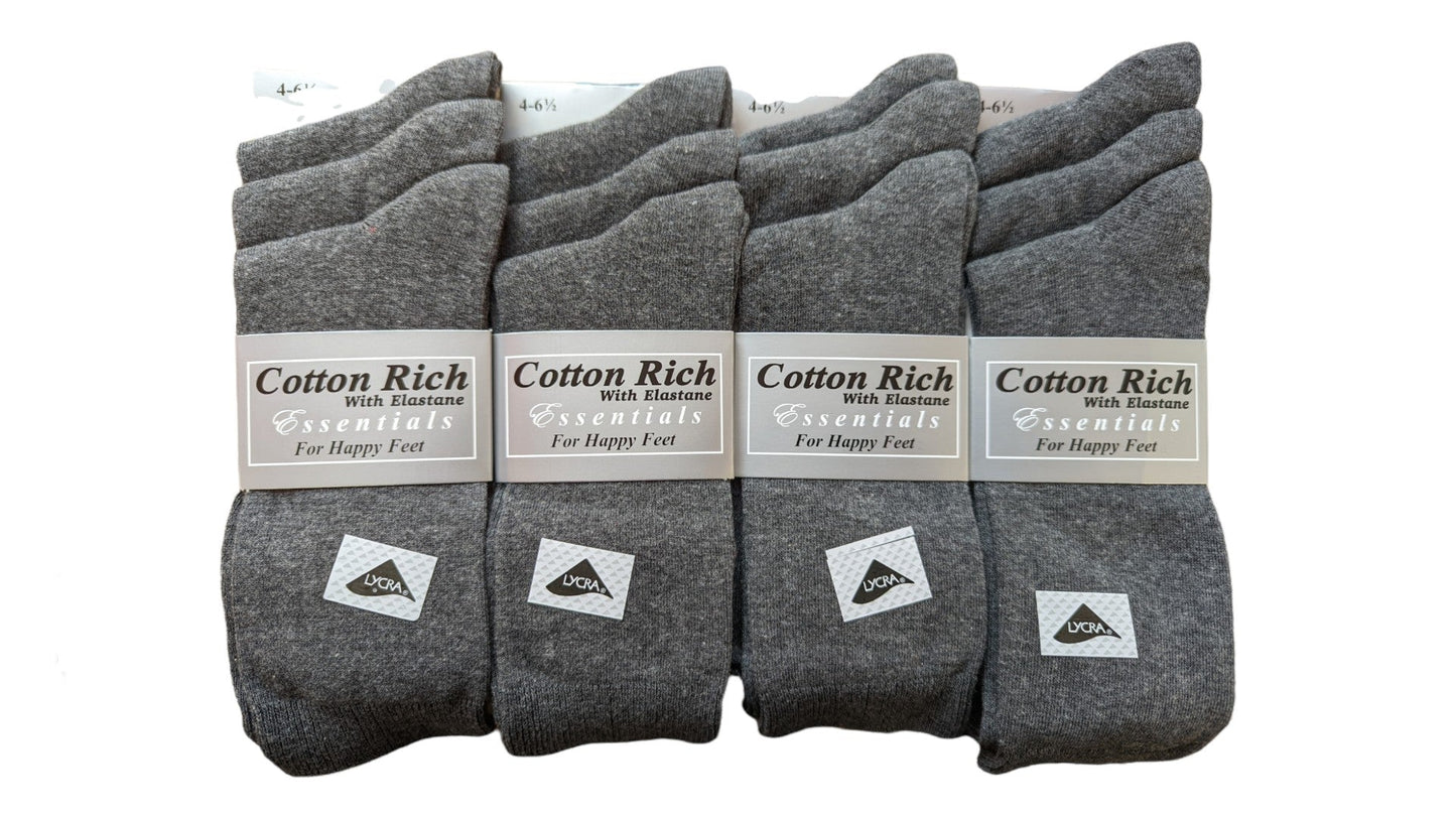 Cotton Ankle School Socks (3 Pair Pack)