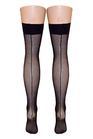 Seam Fishnet Stockings (Made In Italy)